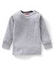 Babyhug Full Sleeves Thermal Inner Wear Solid Colour - Grey