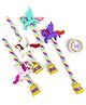 Crackles Magical Unicorn Plastic Stationary Kit With Pencils, Erasers, Sharpener, Pencil Holder Topper Combo Set For Best Return Gift ( Color May Vary )