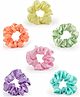 GUBB Satin Scrunchies Pattern 2 Multicolor - Pack of 6