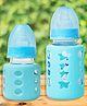 The Little Lookers High Borosilicate Glass Feeding Bottle with soft Flow control & Anti Colic Nipple (Pack of 2)