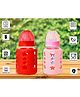 The Little Lookers High Borosilicate Glass Feeding Bottle with soft Flow control & Anti Colic Nipple (Pack of 2)