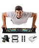 Muren Foldable & Portable Pushup Board Set Chest Triceps Shoulders Back Exercise Board For Women 14 In 1 Body Building Exercise Equipment Kit For Home Gym Workout - Multicolour 