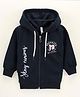 Grab It Full Sleeves Hoodie Multiprint - Navy Blue
