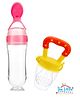 The Little Lookers Infant Squeezy Silicone Food Feeder and Fruit Pacifier Pack of 2 - 90 ml