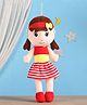 EDU KIDS TOYS Sweet Doll Soft Toy Red - Height 42 CM