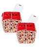 VParents Reusable and Adjustable Cloth Diapers with Ultra Absorbent Inserts Pack of 2 - Red