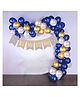 Funcart Half Birthday Elephant Balloon And Banner Decoration Multicolor - Pack Of 51