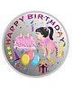 Silverium 99% BIS Hallmarked Happy Birthday Girl Silver Coin - Silver