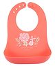 Stephen Joseph Silicone Bib Flower Print (Color May Vary)