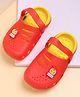 Avengers Clogs with Back Strap and Iron Man Applique - Yellow Red