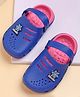 Disney Frozen Clogs With Back Strap - Navy Blue Pink