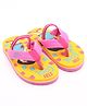 Dora Slip On Flip Flops Dora the Explorer Print - Light Yellow Pink