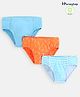 Honeyhap Premium Super Soft & Stretch Cotton Breifs with Anti Microbial Finish Pack of 3 - Baltic Sea & Bird of Paradise