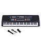 Rising Step 61 Keys Piano with Microphone for kids - Black