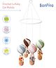 Bonfino Premium Crochet Animal Hanging Toy for Craddle|0-6 Months| Nursery Decoration|moving Toy for Baby Beds|develops Visual Senses & Motor Skills| Birthday Gift