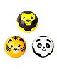 Fiddlerz Animal-Themed Foam Ball Set for Kids Soft and Safe 3 Play Balls Random Designs Ideal for Indoor and Outdoor Fun(Design May Vary)