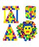 Fiddlerz Bullet Building Blocks Stem Blocks Smart Puzzle Games Multicolour - 175 pieces