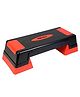Reach Premium Adjustable Home Gym Fitness Aerobic Stepper - Orange & Black