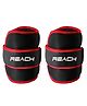 Reach Premium Adjustable Ankle Cuff & Wrist Weights Red - 1.5 Kg