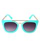 Spiky 100 % UV Protection Wayfarer Sunglass - Turquoise