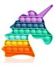 VGRASSP Pop It Fidget Sensory Toys Unicorn - Multicolour