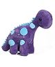 BeeWee Soft Toy Dinosaur Plush Stuffed Animal  Purple - Length 33 cm
