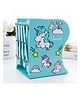 BeeWee Bookends Unicorn Book Stand Shelf Organiser- Turquoise
