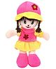 BeeWee Addie Girl Plush Soft Doll Toy Pink - Height 35 cm