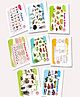 Jolly Kids Picture Learning Educational Table Mat For Kids Laminated Picture learning Sheet Pack of 8- English