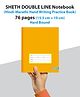 SHETH Double Line 15.5 cm X 19 cm 76 Pages Hindi and Marathi Hand Writing Practice Book for Kids Pack of 12 - English