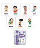 Clapjoy Action Double Sided Flash Cards for Kids Easy & Fun Way of Learning