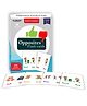 Clapjoy Opposite Words  Double Sided Flash Cards for Kids Multicolour - 28 Cards