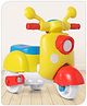 Babyhug Friction Powered Mini Scooter Yellow Toy| Push and Go Scooter Toy For Kids| Early Development Motor Skills| Ideal Gift for 3 Years+ Kids| BIS Certified