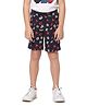 Jack & Jones Junior Shorts Alphabets Print - Black