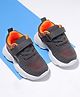 Cute Walk by Babyhug Velcro Closure Sport Shoes Solid- Grey Orange
