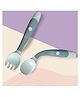 Bembika Baby Training Twist Spoon and Fork Set - Blue