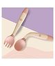 Bembika Baby Training Twist Spoon and Fork Set - Pink