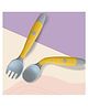 Bembika Baby Training Twist Spoon and Fork Set - Yellow