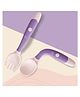 Bembika Baby Training Twist Spoon and Fork Set - Purple
