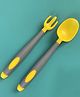 Bembika Baby Training Spoon and Fork Set - Yellow & Grey