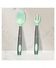 Bembika Baby Training Spoon and Fork Set - Green