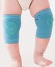 Bembika Baby Kneepad Breathable Smiley Face Baby Knee Pads for Crawling Baby Knee Protector - Green