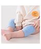 Bembika Baby Kneepad Breathable Smiley Face Baby Knee Pads for Crawling Baby Knee Protector - Blue