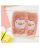 Bembika Baby Kneepad Breathable Animal Face Baby Knee Pads for Crawling Baby Knee Protector - Pink