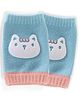 Bembika Baby Kneepad Breathable Animal Face Baby Knee Pads for Crawling Baby Knee Protector - Blue