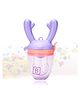 Bembika Baby Nibbler Fawn Baby Pacifier Food Nibbler - Purple