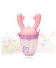 Bembika Baby Nibbler Fawn Baby Pacifier Food Nibbler - Pink