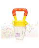 Bembika Baby Nibbler Star Design Baby Pacifier Food Nibbler - Yellow
