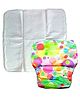 Kindermum Polka Hues Lite With Quick Dry Organic Cotton Insert - Multicolor