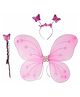 MOMISY Butterfly Wings Costume Set For Baby Girl - Baby Pink